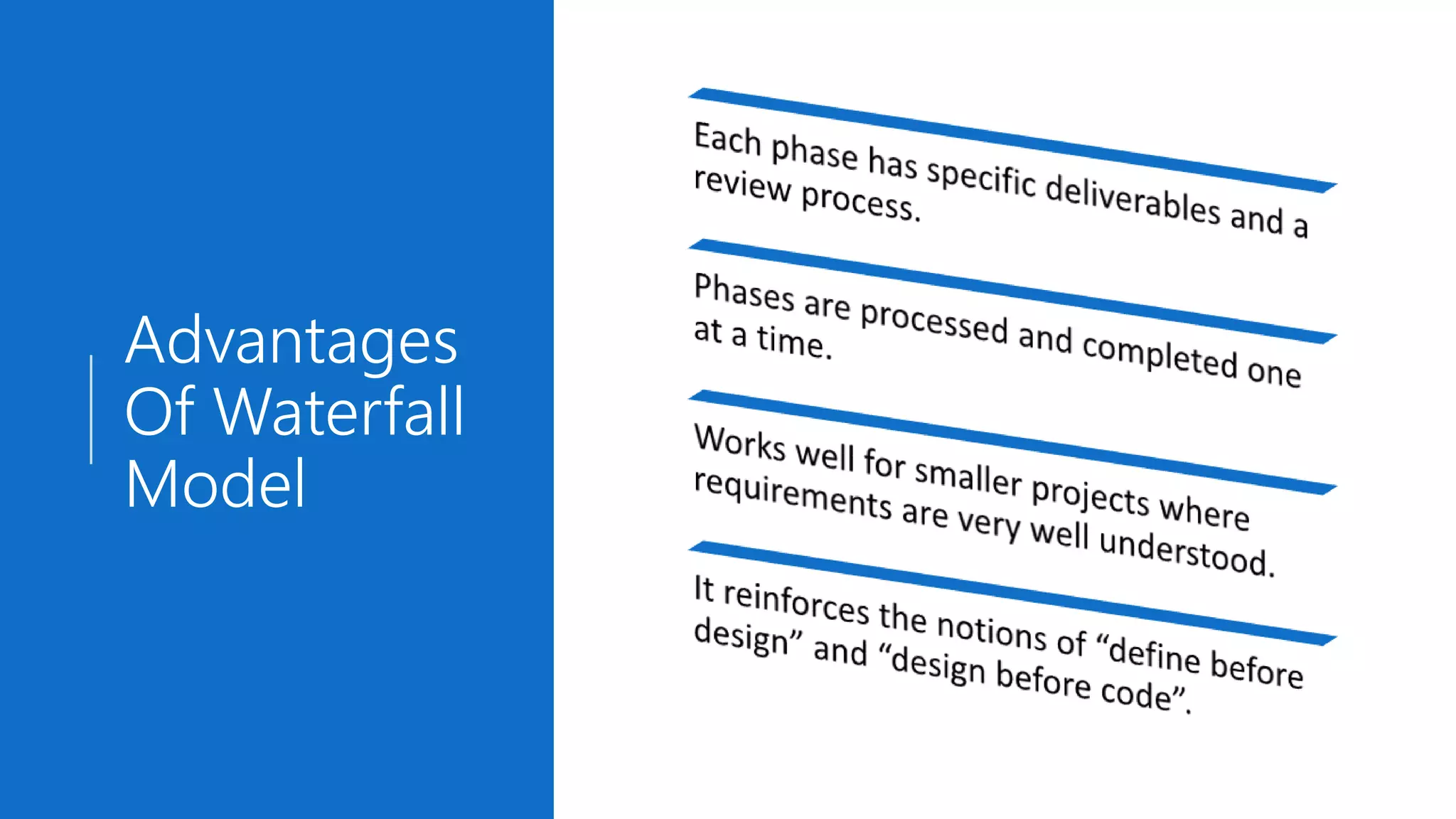 Advantages
Of Waterfall
Model
 