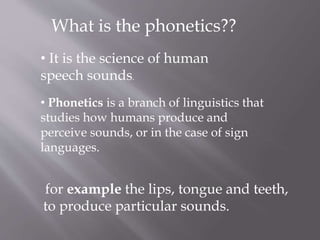 Phonetics and Phonology, the Study of Sound and Phonemes | PPT