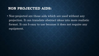 Presentation teaching aids