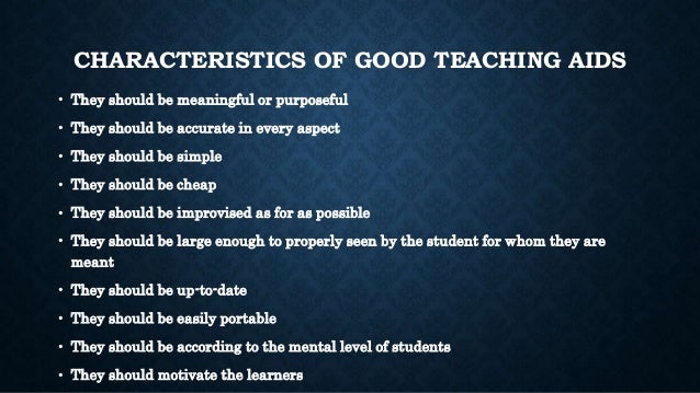 Presentation Teaching Aids