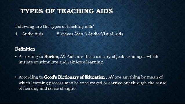 Presentation Teaching Aids