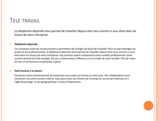 une meilleure organisation 