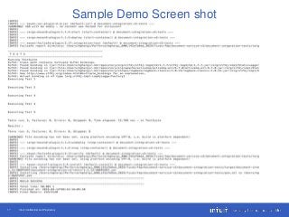 Intuit Confidential and Proprietary17
Sample Demo Screen shot
 