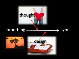 thought

something            you

            design
 
