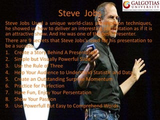 Presentation techniques | PPT