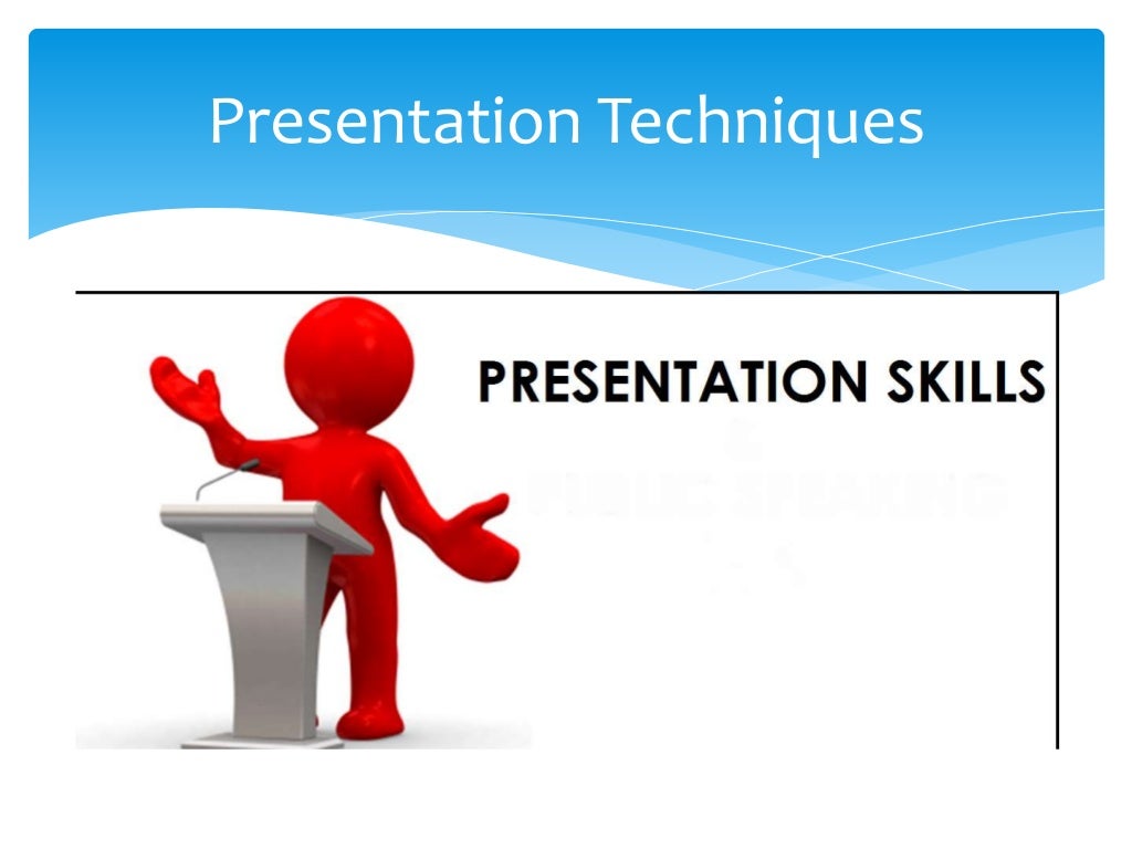 define presentation techniques