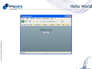 © Anyware Technologies-All Right Reserved




                                            Hello World
 