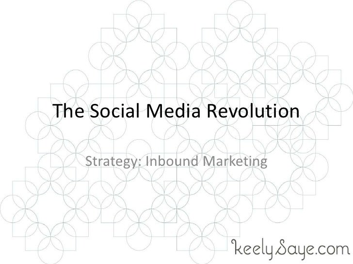 Social Media Revolution Strategy Inbound Marketing