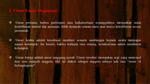 Presentation teori organisasi umum 1