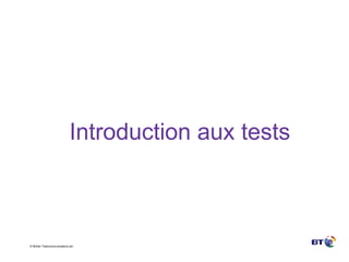 Introduction aux tests 