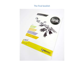 The final booklet
 
