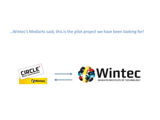 …Wintec’s Mediarts said, this is the pilot project we have been looking for!
 