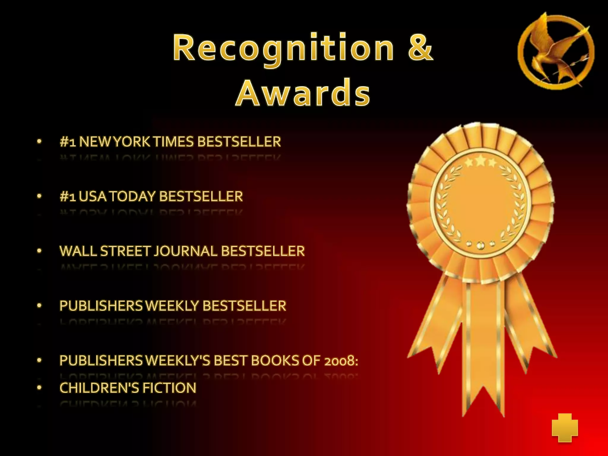 •

#1 NEW YORK TIMES BESTSELLER

•

#1 USA TODAY BESTSELLER

•

WALL STREET JOURNAL BESTSELLER

•

PUBLISHERS WEEKLY BESTSELLER

•

PUBLISHERS WEEKLY'S BEST BOOKS OF 2008:

•

CHILDREN'S FICTION

 