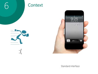 Context
6
Standard interface
:(
 