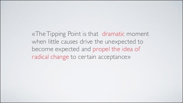 The tipping point essay