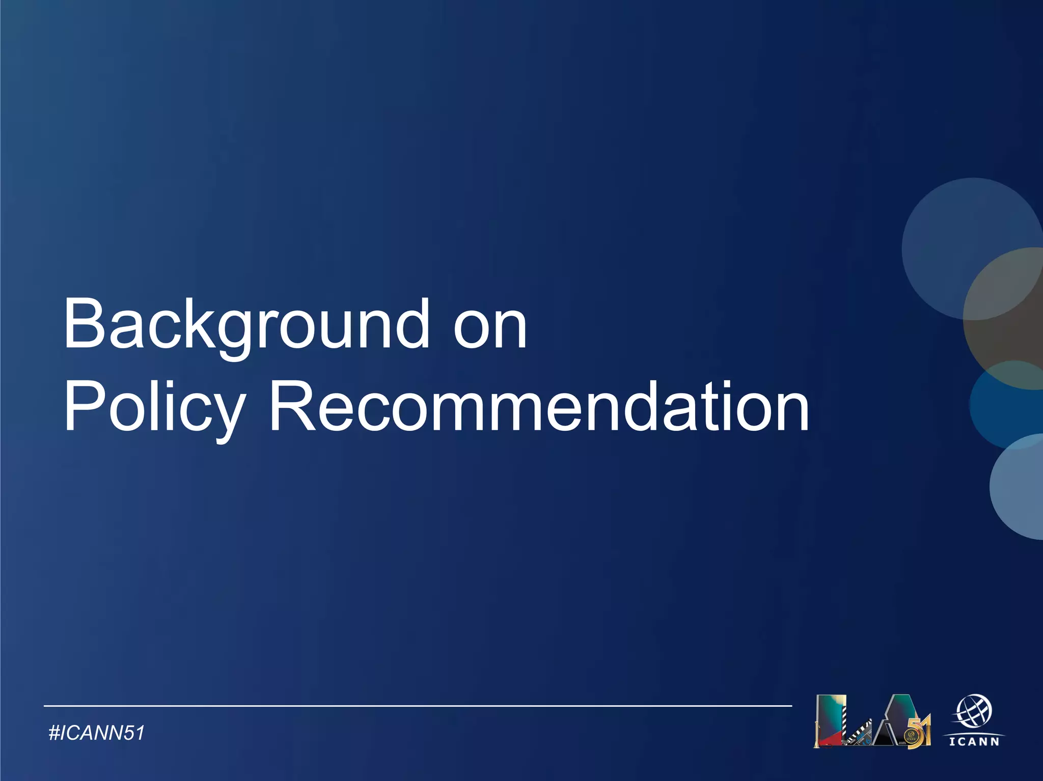Milestones 
Text 
30 May 2011 IRTP B Working Group recommended requiring Thick Whois 
#ICANN51 
for incumbent registries in order to improve security, stability and 
reliability of the domain transfer process 
14 Mar. 2012 GNSO Council initiated a Policy Development Process regarding the 
use of thick Whois by all gTLD registries, existing and future 
21 Oct. 2013 The Thick Whois PDP Working Group reached full consensus on 
the recommendations 
31 Oct. 2013 GNSO Council recommended the adoption of the recommendations 
from the Working Group by the ICANN Board, subject to review by an 
Implementation Review Team 
7 Feb. 2014 ICANN Board adopted the GNSO Council Policy Recommendations 
and directed the President and CEO to develop and execute on an 
implementation plan consistent with the guidance provide by the GNSO 
Council 
 
