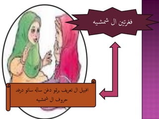 ‫فغرتني ال مشش يه‬




‫افبيل ال تعريف برمتو دغن ساهل ساتو درفد‬
           ‫حروف ال مشش يه‬
 