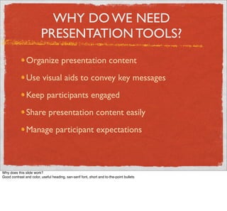 Beyond PowerPoint: Presentations 101