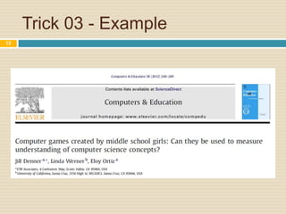 Trick 03 - Example
12

 