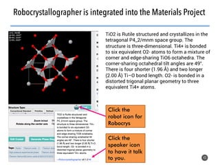 Software tools, crystal descriptors, and machine learning applied to materials design