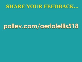SHARE YOUR FEEDBACK…
 