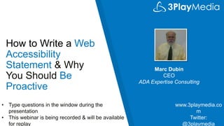 How to Write a Web Accessibility Statement & Why You Should Be ...