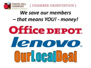 We save our members
– that means YOU! - money!

 
