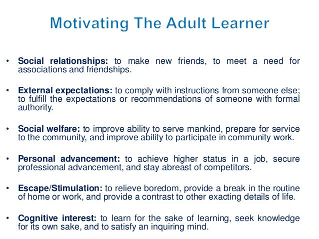 Adult Learning Theory