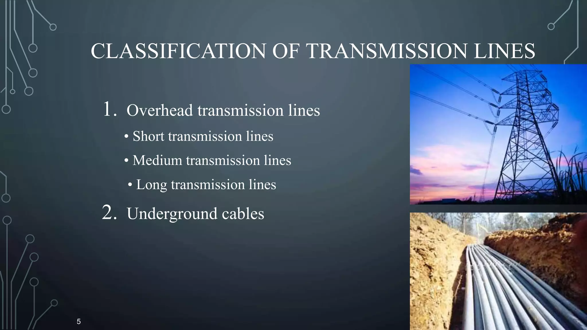 Presentation topic is transmission line | PPTX
