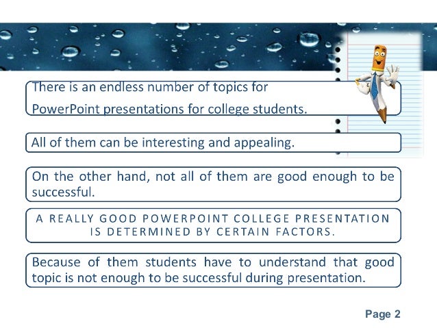 presentation topics for students slideshare