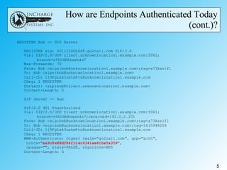 How are Endpoints Authenticated Today (cont.)? 