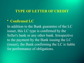 Presentation_Training - Letter of Credit (Foreign & Inland)17609.pptx