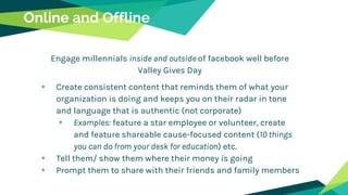 Millennials and Giving Slide 20
