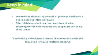 Millennials and Giving Slide 21
