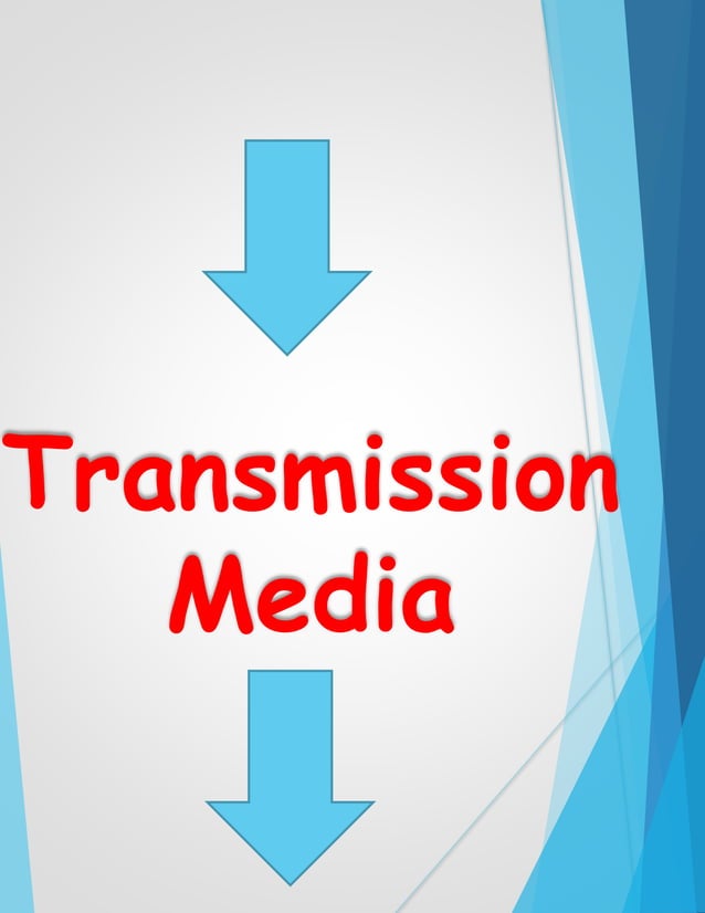 Transmission Media, Guided and unguided transmission media PDF
