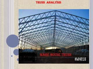 TRUSS ANALYSIS
 