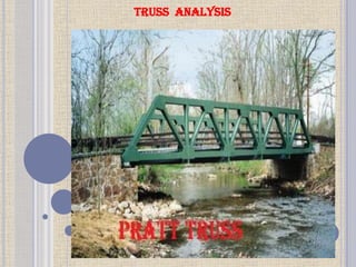 TRUSS ANALYSIS
 