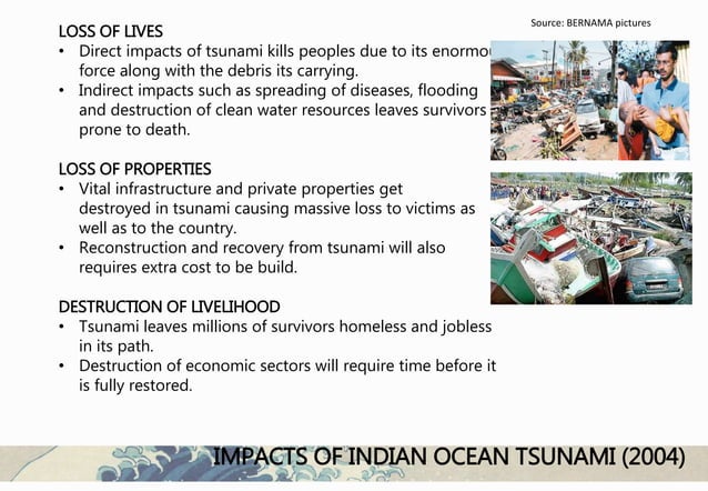 Impacts of Indian Ocean Tsunami 2004 | PPTX