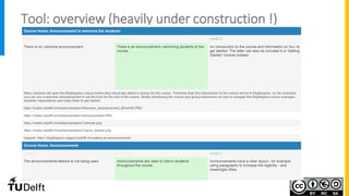 Tool: overview (heavily under construction !)