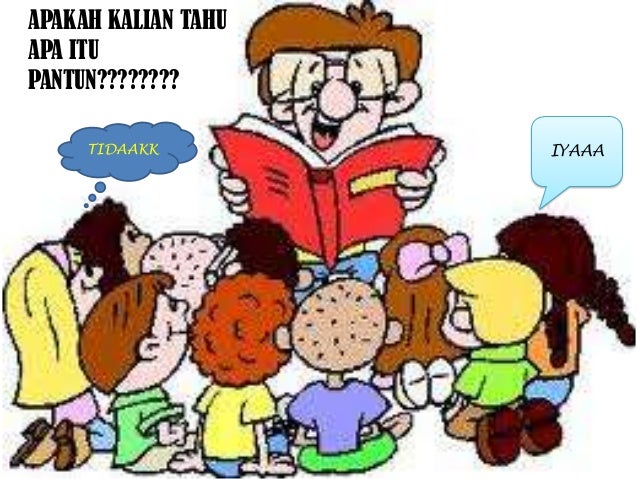 PPT animasi menulis pantun