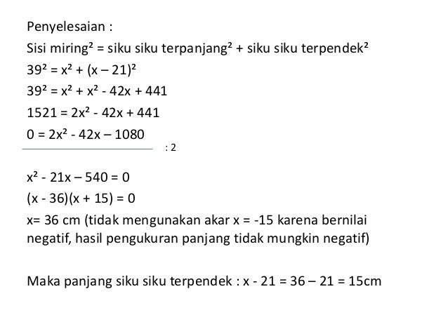 Contoh soal-soal fungsi kuadrat SMA kelas X