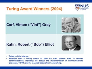 Turing Award Winners 2004 | PPT