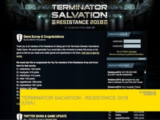 TERMINATOR SALVATION - RESISTANCE 2018 (USA) 