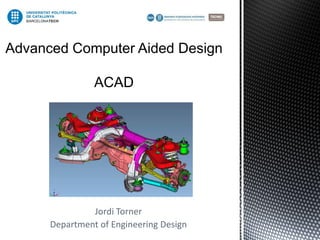 Jordi Torner
Department of Engineering Design
 