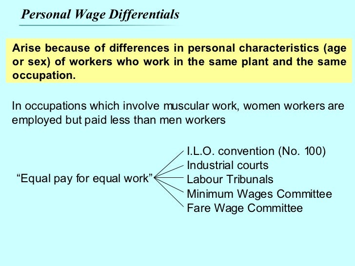 Trade Unions, Wages and Wage Differentials
