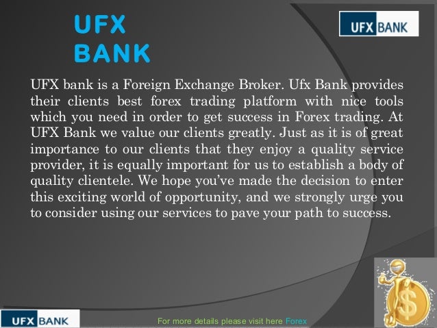 Ufx bank forex