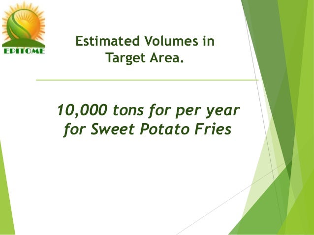 sweet potato business plan pdf