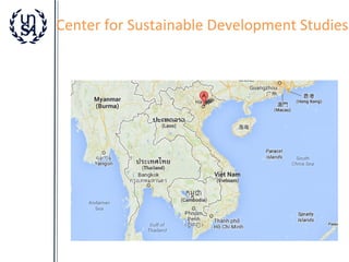 Center for Sustainable Development Studies

 