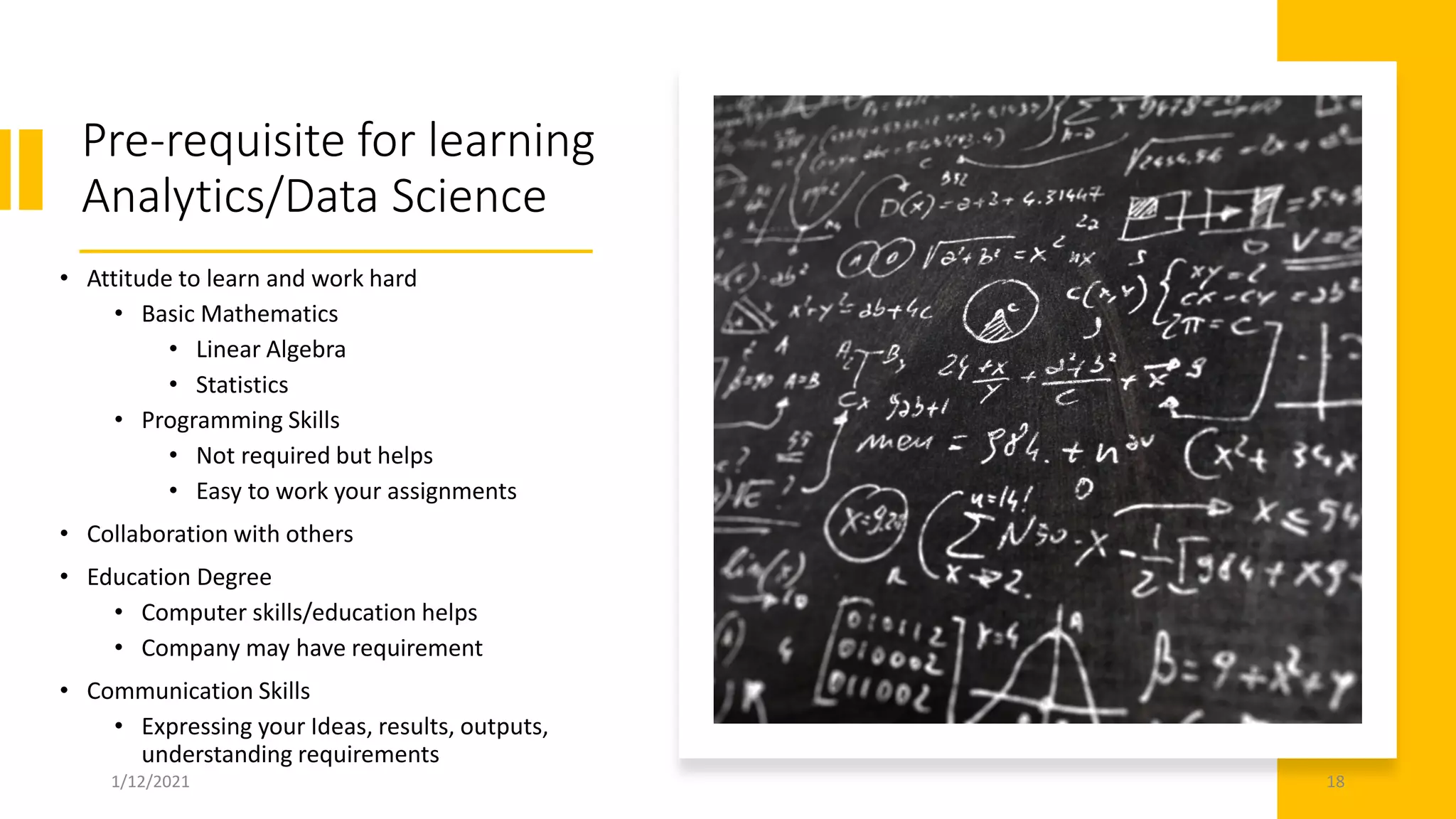 Analytics - Trends and Prospects