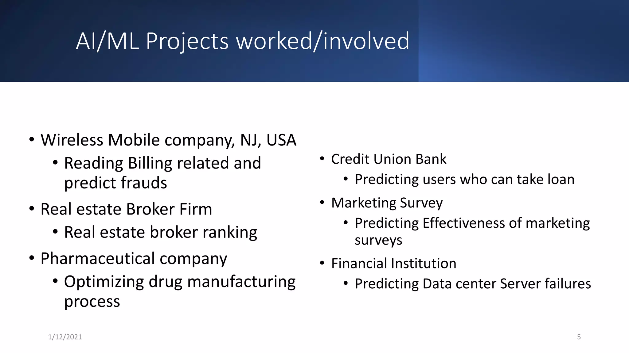 Analytics - Trends and Prospects